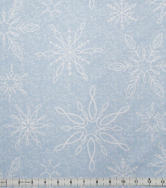 Clearance Fabric Flannel Deer And Snowflakes Buffalo Check Half Yard