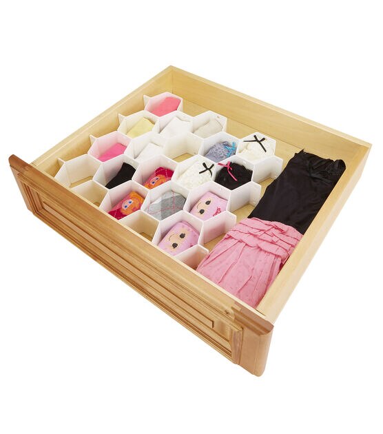 Honeycomb Drawer Organizer-White – X-Nrg Life