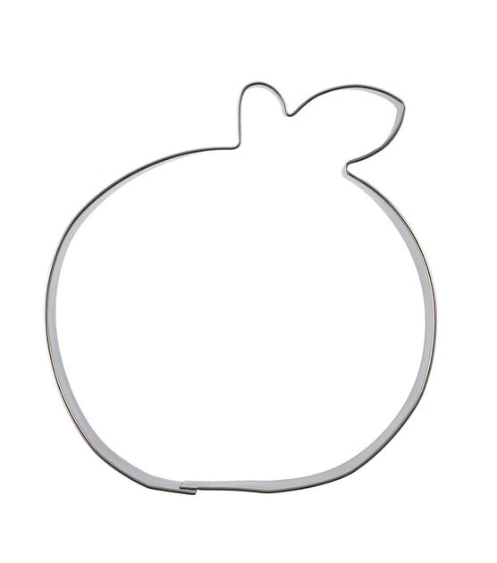 3" x 3.5" Stainless Steel Apple Cookie Cutter by STIR, , hi-res, image 3