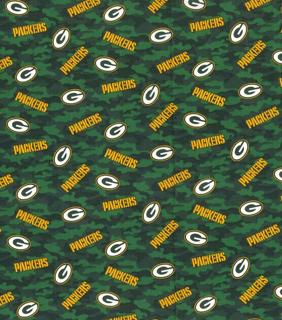 Fabric Traditions NFL Green Bay Packers Camo Cotton 70359-D (WA)