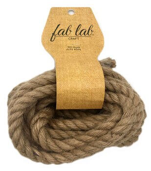 Leisure Arts 4-Ply Natural Floral Jute Rope Cord in Roll - 1LB