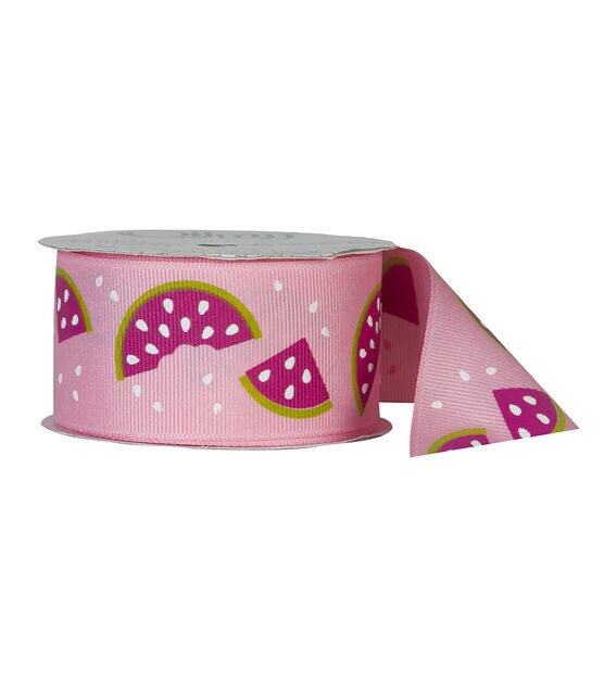 Offray 1.5 inch Grosgrain Ribbon, 12 ft., Pink