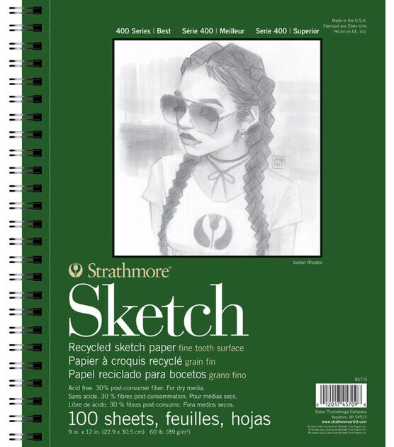 Strathmore Marker Paper Pad 400 Series 11 x 14 24 Sheets