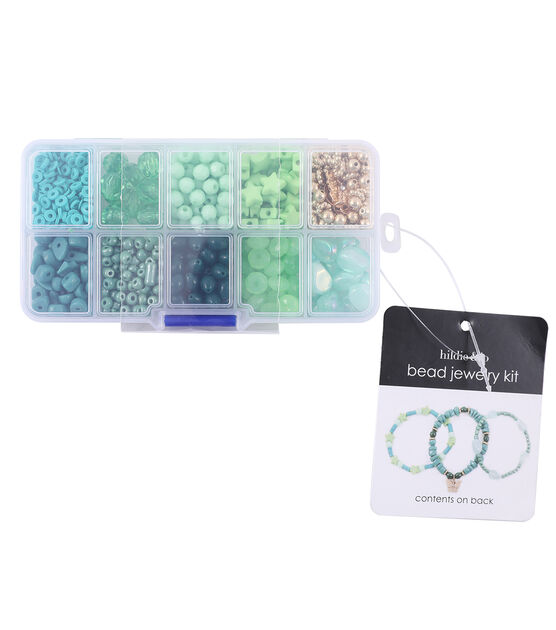 Multi Size Spring Green Bead Kit by hildie & jo