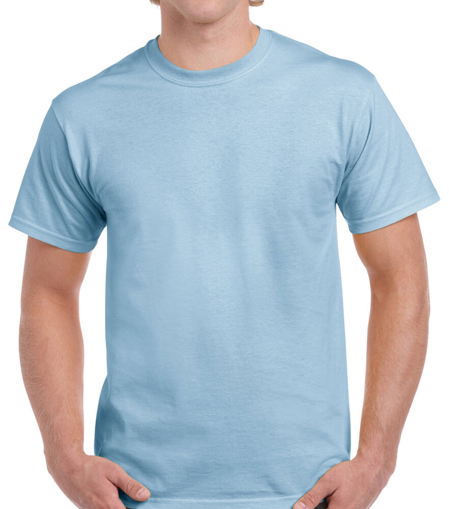Gildan Adult T-Shirt, Light Blue, swatch