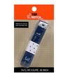 Top Notch 60 Vinyl Double Sided Tape Measure - Navy - Quilting Supplies - Sewing Supplies