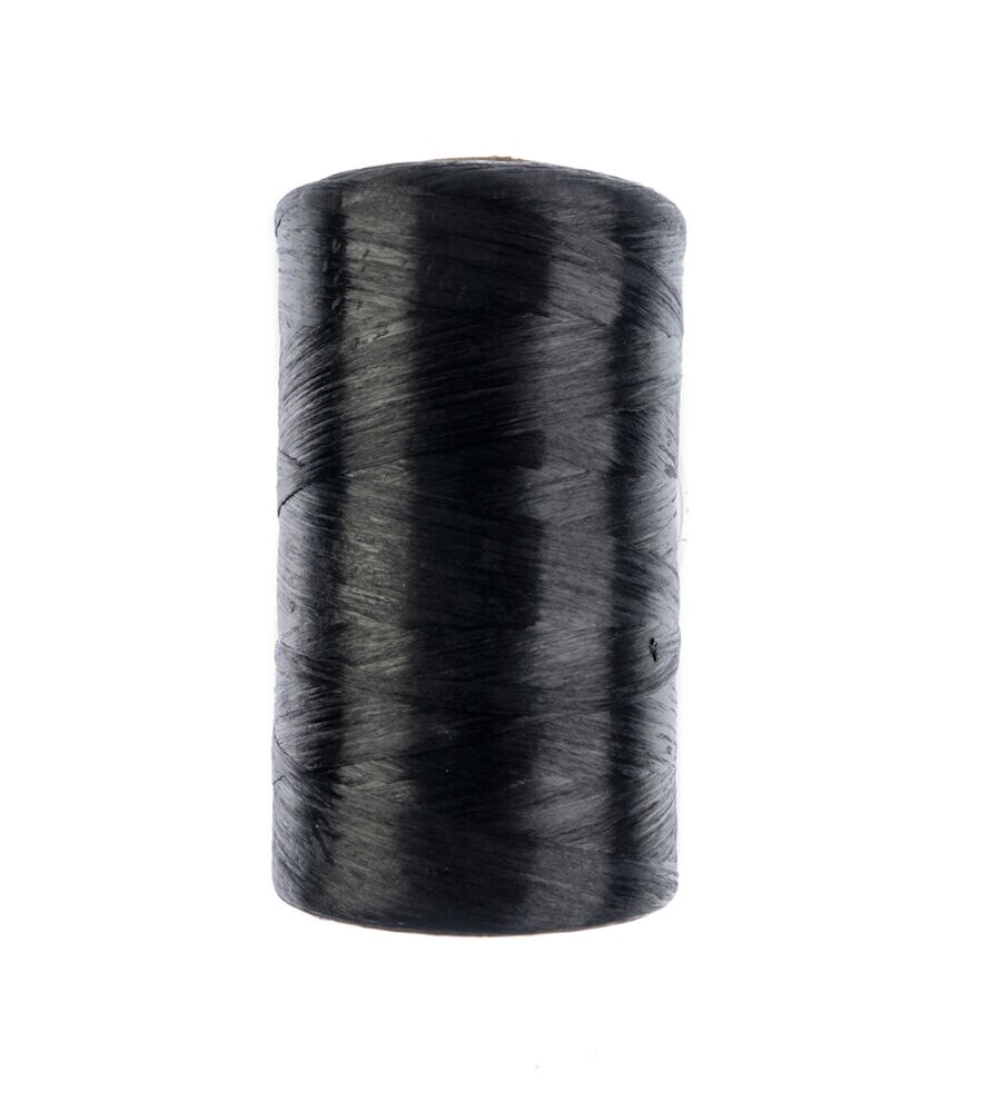 Gudebrod Sinew 8oz 900ft (300yd) Black 5PLY, 70lb Test Made in USA, Artificial Sinew