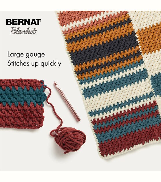 This bernat blanket extra has been my obsession lately. Makes such