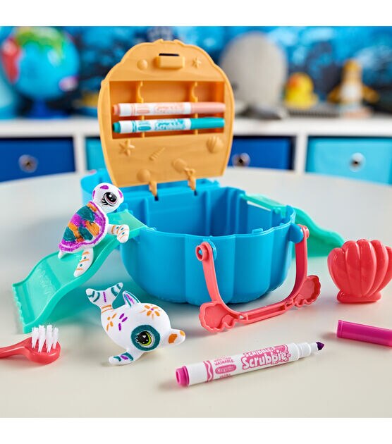 Crayola Scribble Scrubbie Ocean Pets Set, Assorted Colors