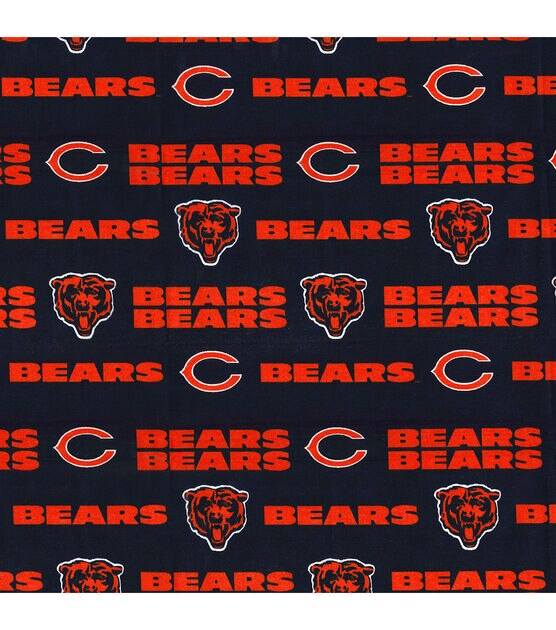 Chicago Bears Fabric, Wallpaper and Home Decor