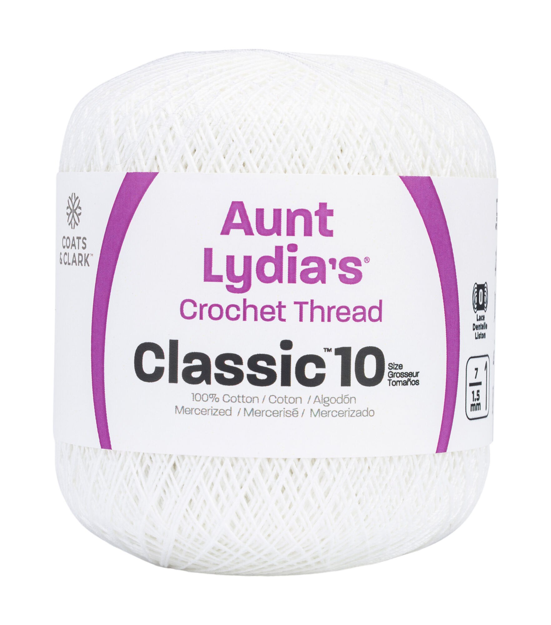 Aunt Lydia's Crochet Thread is GREAT for doilies! 