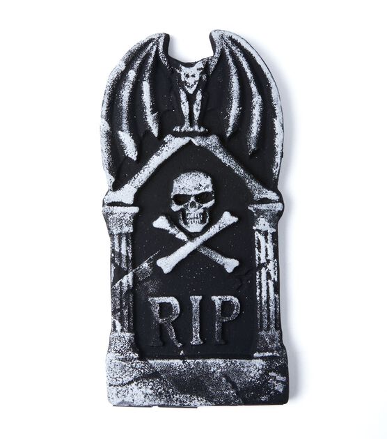 15" x 8" Halloween Mini Tombstones 6pk by Place & Time, , hi-res, image 3