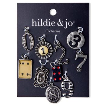 6ct Oxidized Brass Metal Bird Charms by hildie & jo