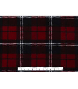 Red & Green Tartan Plaid Super Snuggle Flannel Fabric