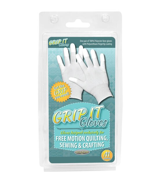 2Pairs Quilting Gloves for Free-Motion Quilting Working Gloves White Nylon Sewing  Glove with Grip Fingertip for Crafting Quilter - AliExpress