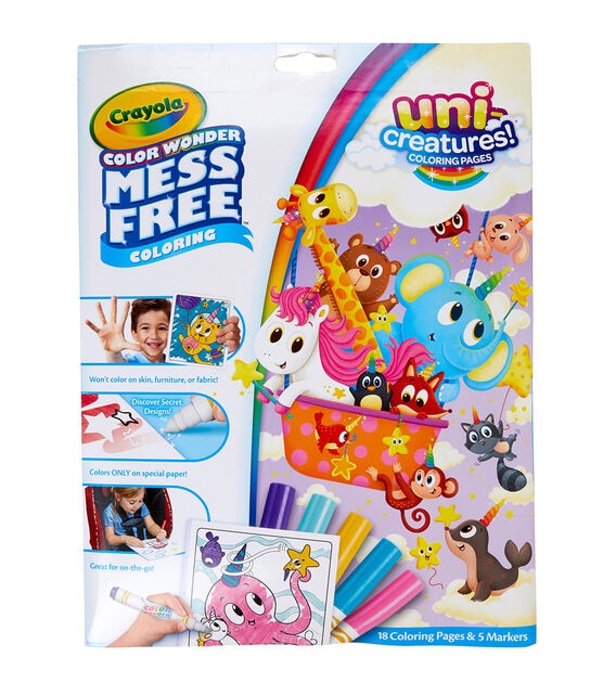 Crayola Mess Free Color Wonder Uni Creatures Activity Set