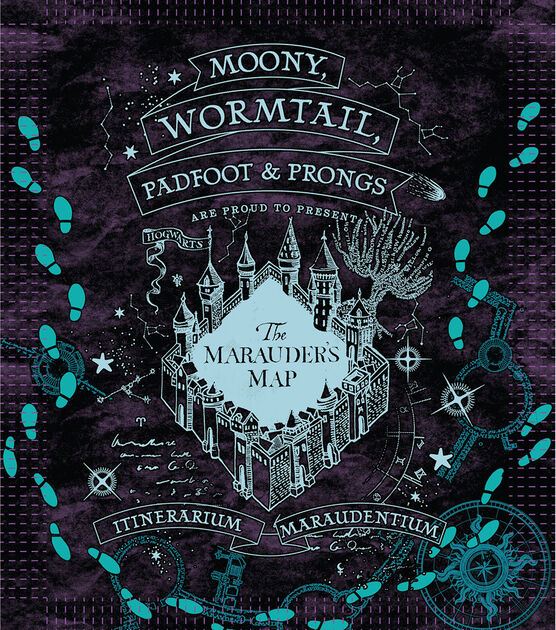 moony wormtail padfoot and prongs footprints