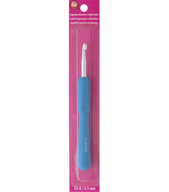 Boye Ergonomic Aluminum Crochet Hook, , hi-res, image 1