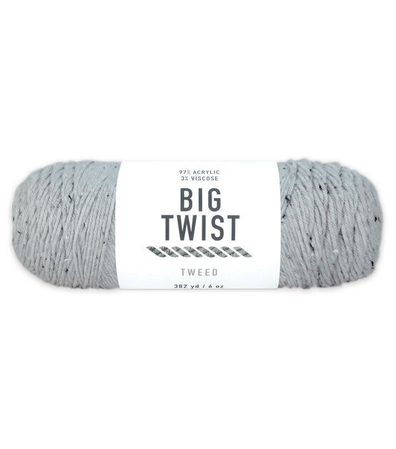 Tweed 350yds Worsted Acrylic Blend Yarn by Big Twist