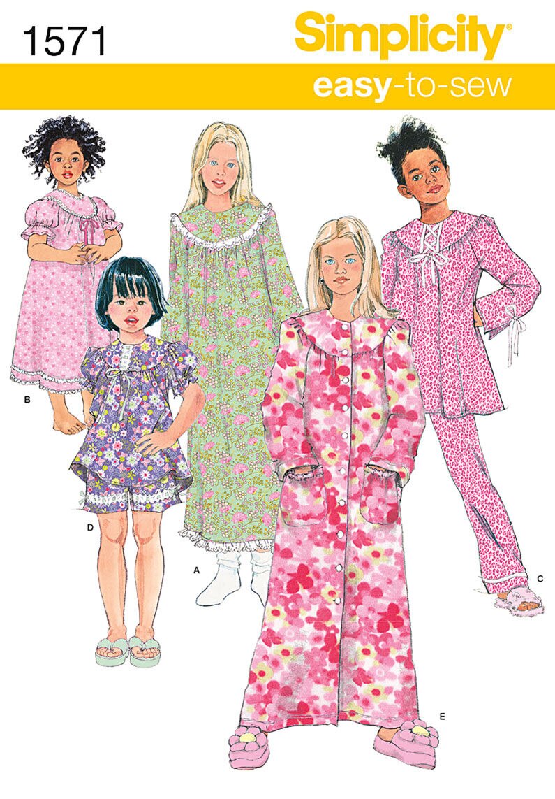 children's night dress pattern
