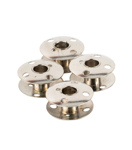 Singer Class 15 Metal Replacement Bobbins 4ct.