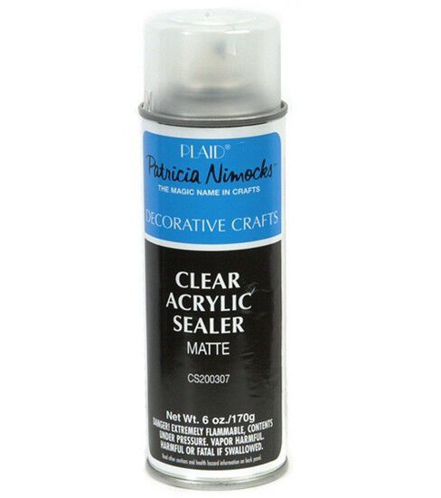 clear matte acrylic paint