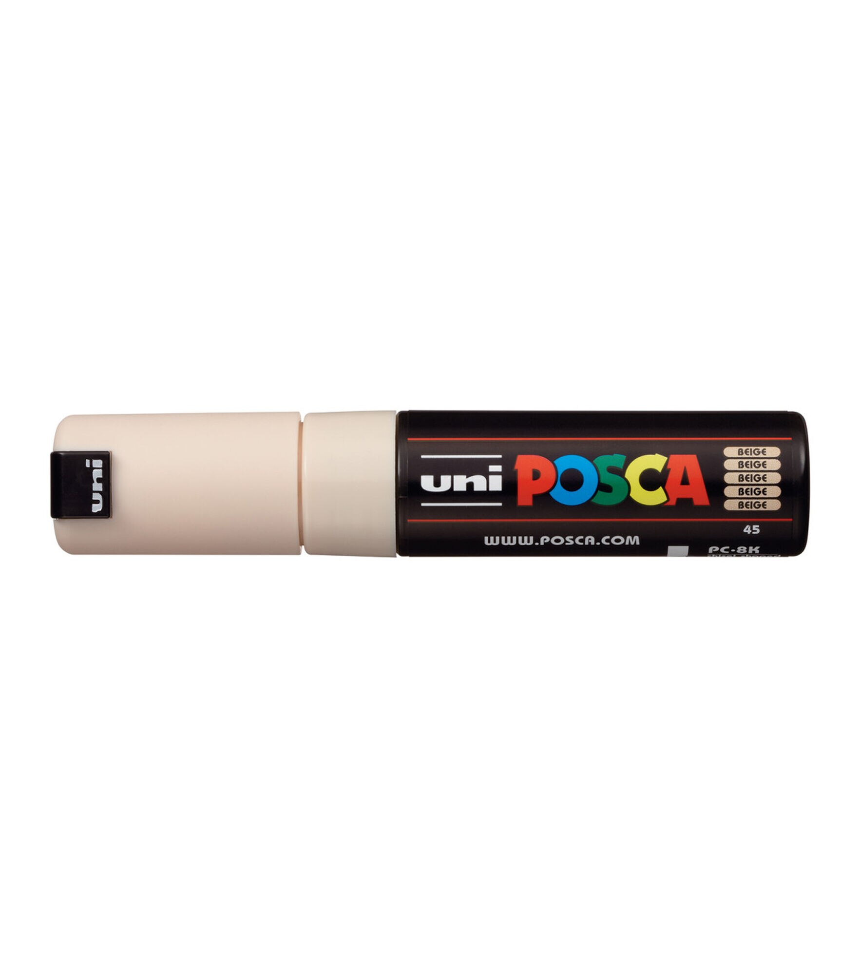 POSCA Broad Paint Marker, White Beige, hi-res