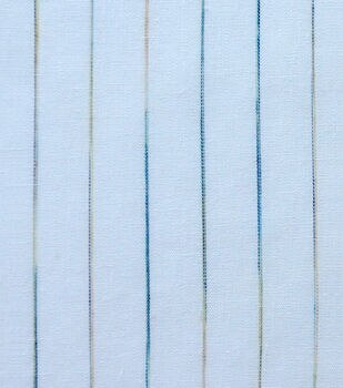 Blue & White Gingham Linen Fabric