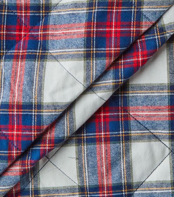 Polyester Viscose Tartan - Blue Fashion Plaid