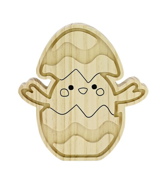 7.5" Easter Egg Unfinished Wood Shape by POP!