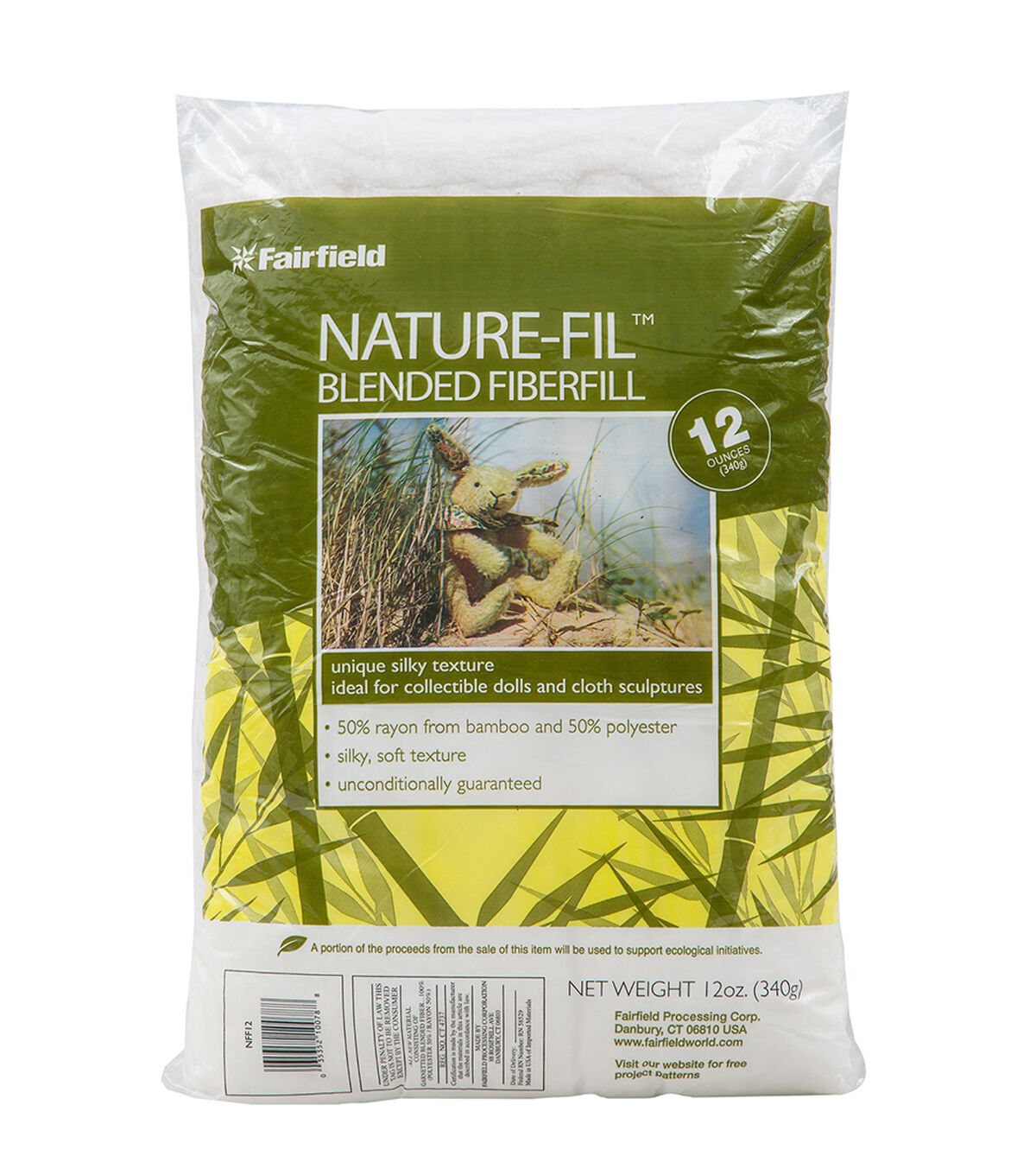Nature-Fil Bamboo Fiber Fill 12 ounce Bag - Fairfield World Shop