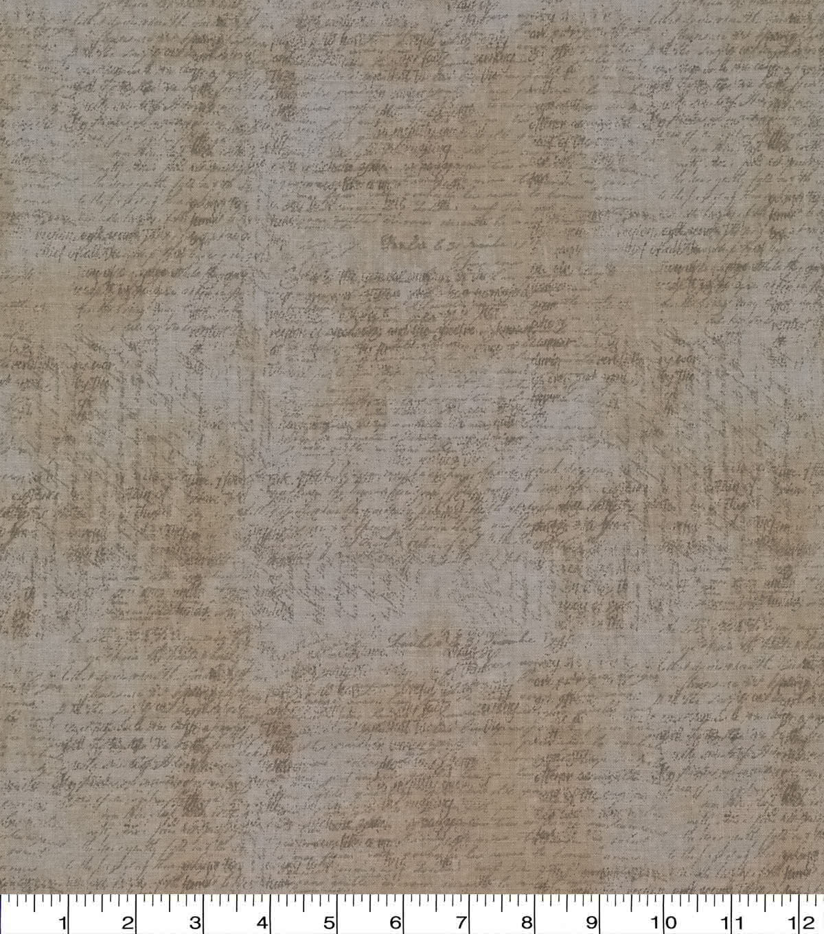 Vintage Script 108” Wide Cotton Fabric