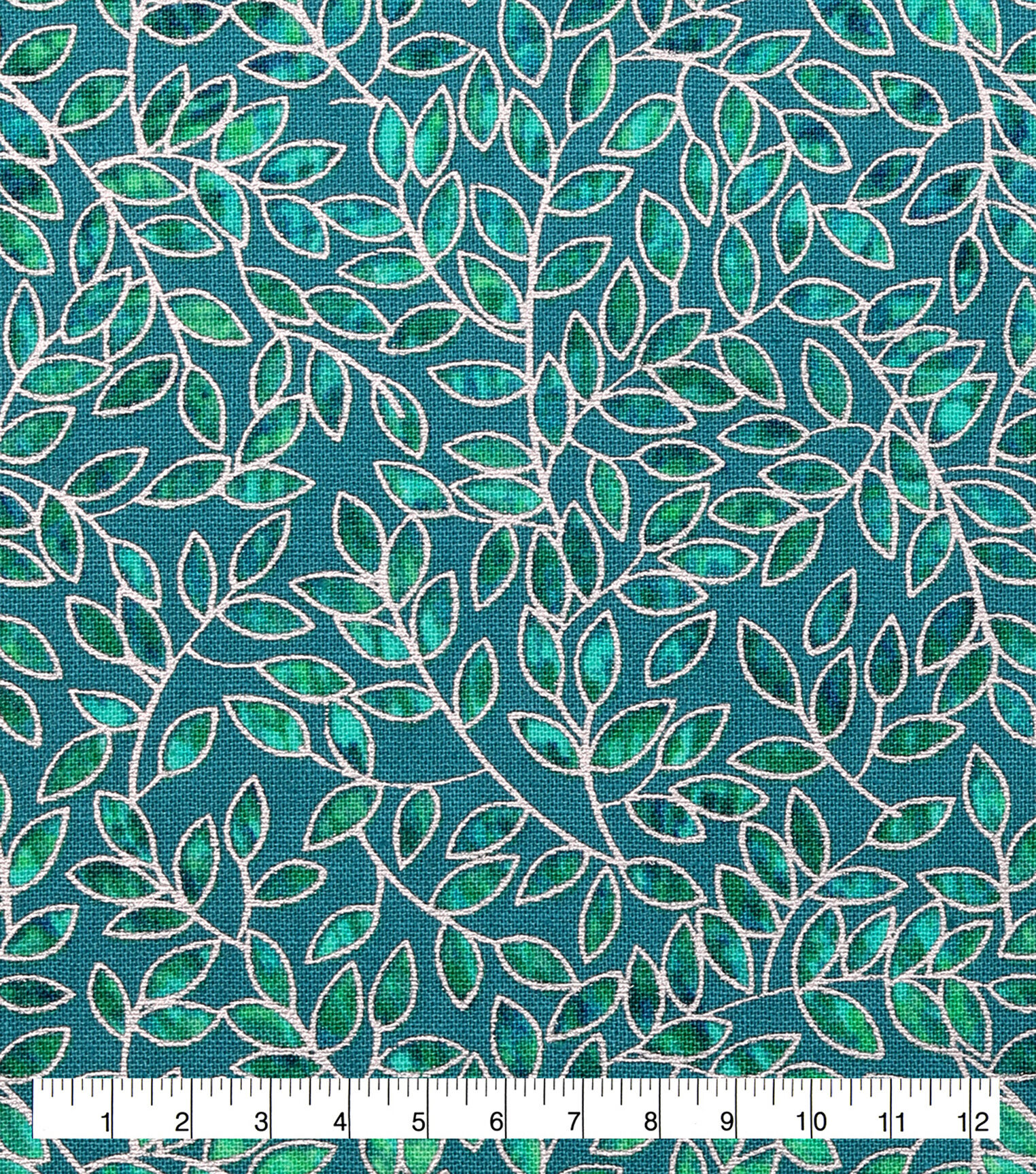 Green Vines Quilt Cotton Fabric by Keepsake Calico by Joann