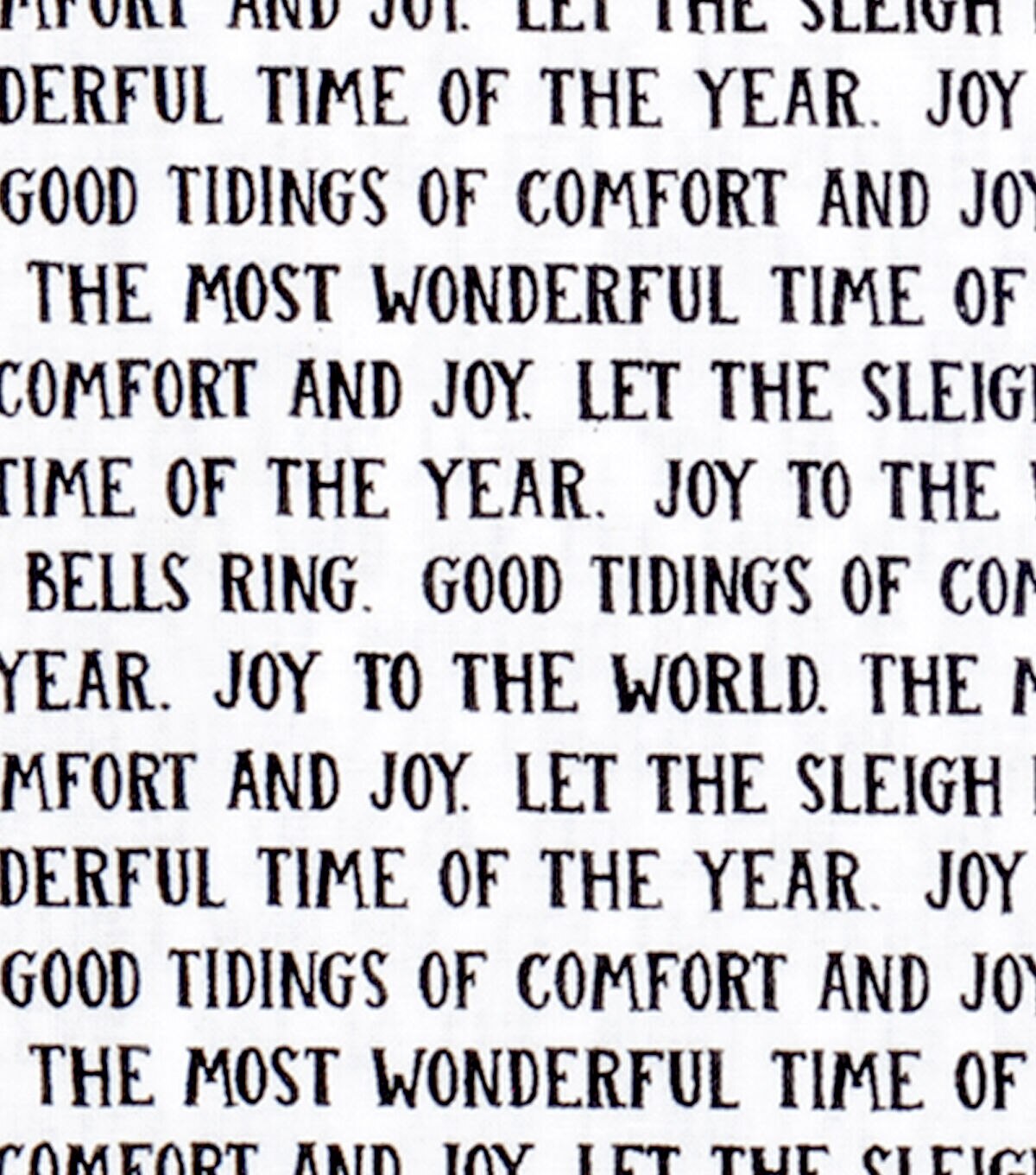 Wonderful Time Christmas Fabric