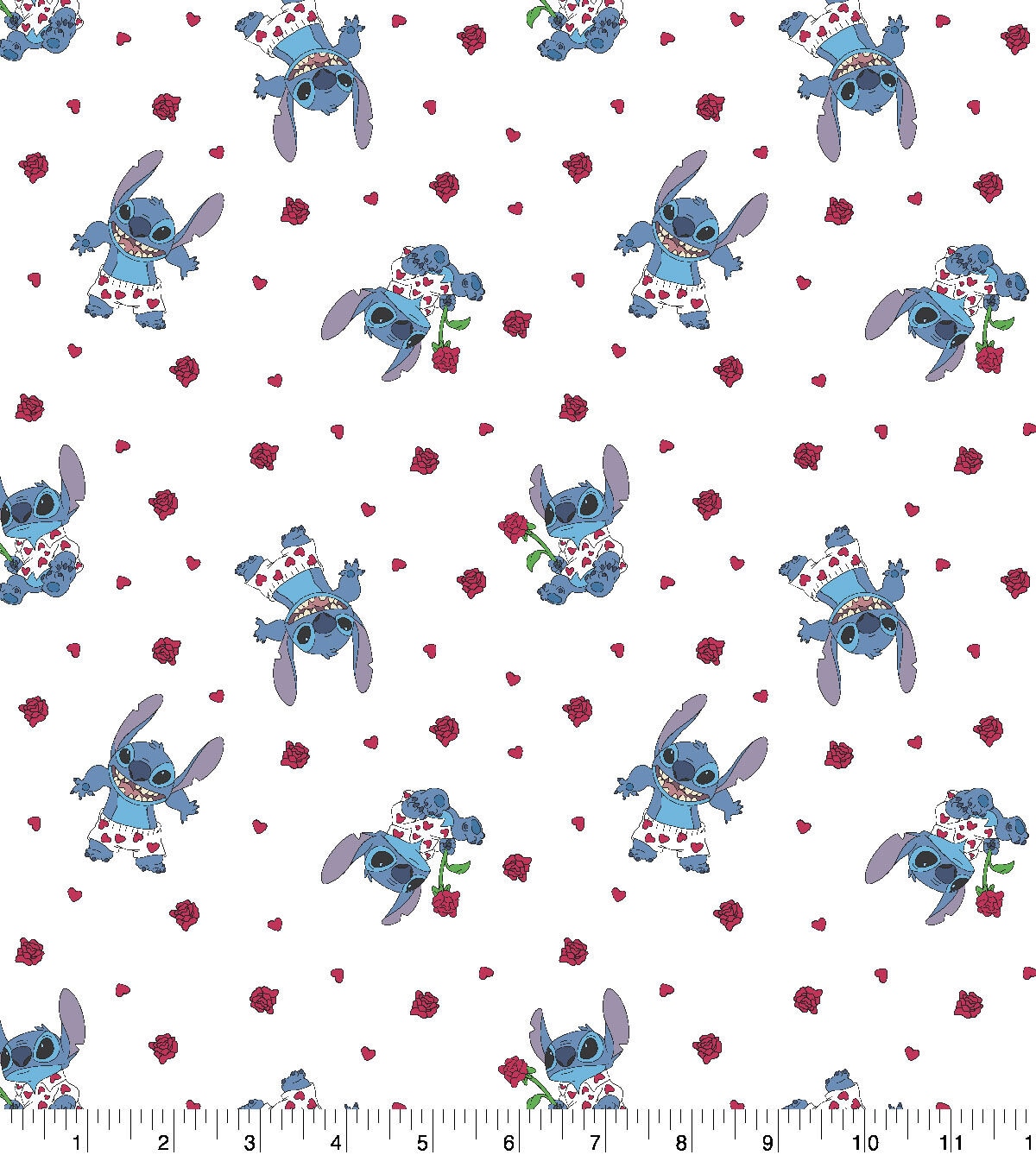 Disney Stitch Material, Disney Cotton Fabric