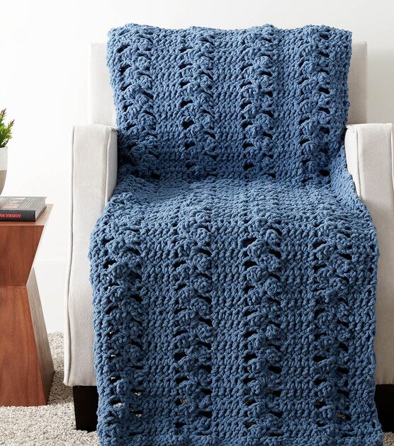 How To Make A Cluster Panels Crochet Blanket | JOANN