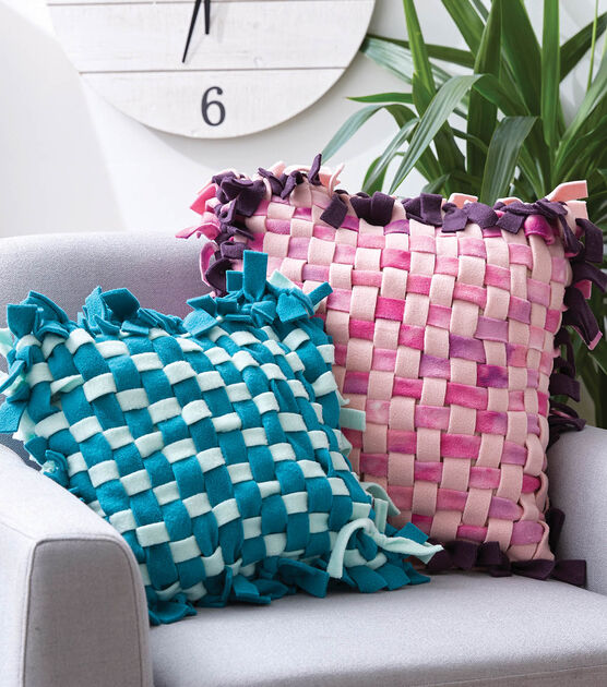 How To Make No Sew Woven Fleece Pillows Online