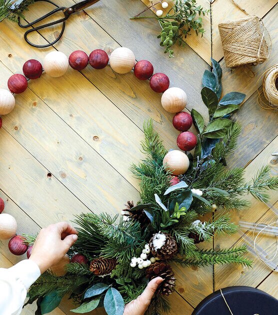 How To Make Christmas Bead Wreath Online 