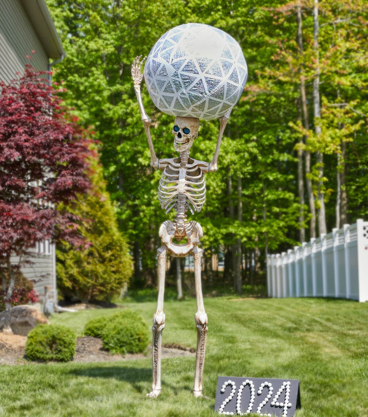 Halloween Decorating with Skeletons - DIY Inspired