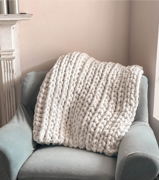 Jumbo Yarn Blanket Crochet Pattern