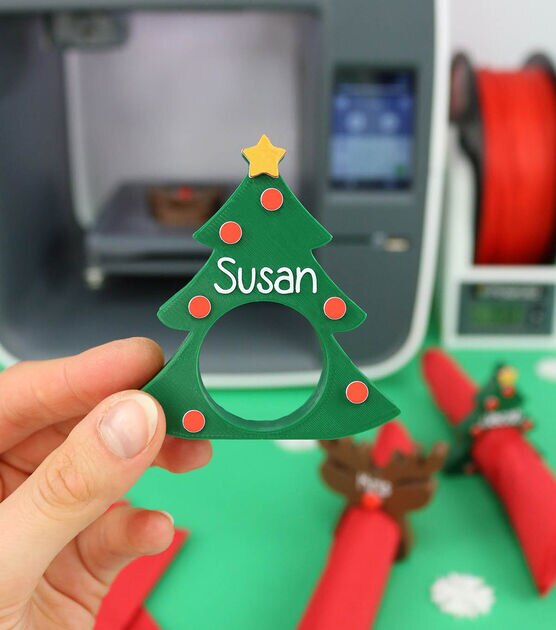 3D Printer Christmas Napkin Holders, image 2