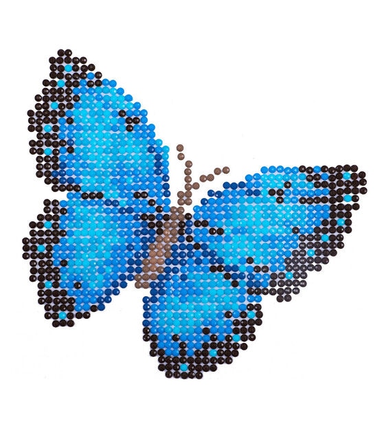 Big Blue Butterfly Diamond Painting Kit – Paint by Diamonds