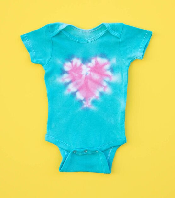 Heart Tie-Dye Onesie