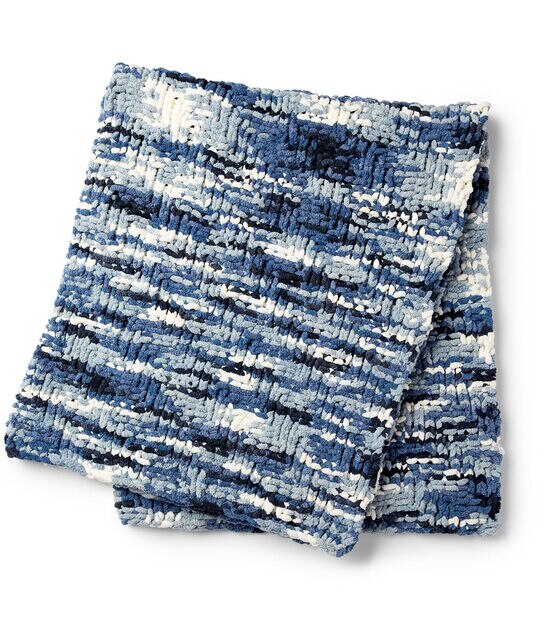 Bernat Big Rib Table Knit Blanket Pattern