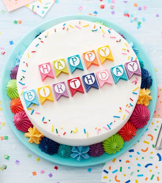 Happy Birthday To You Banner Cake