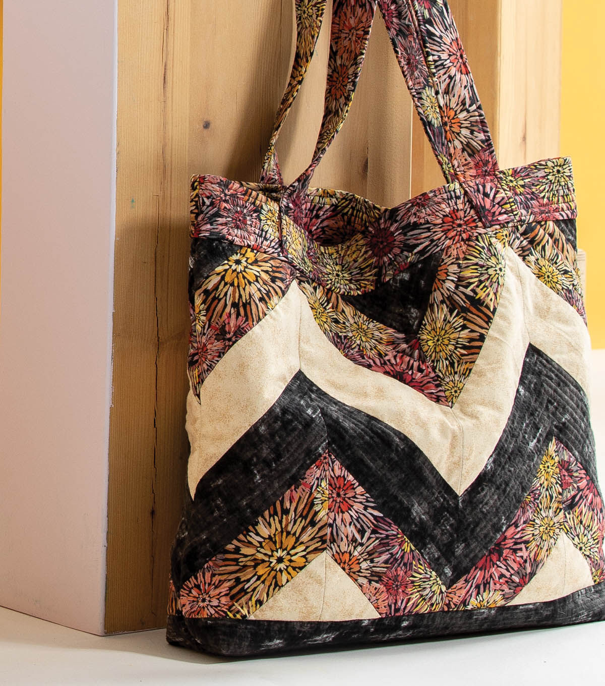 How To Make Chevron Quilted Tote Bag Online | JOANN