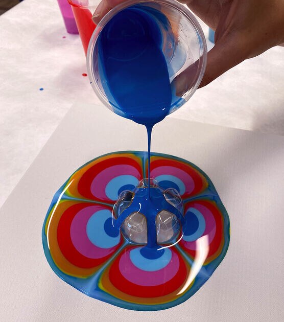 How To Make Soda Bottle Acrylic Pouring Canvas Art Online