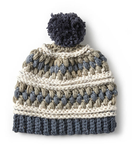 Glitter Plaid Pom Knit Hat- 2 Colors! - North Threads