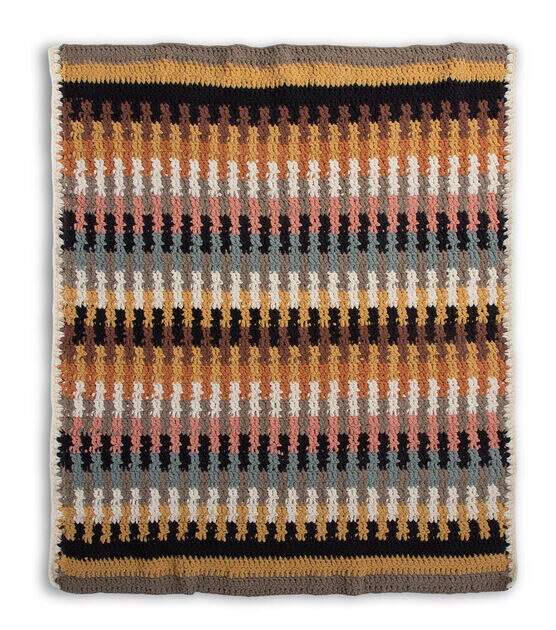 Stripes & Colours Crochet Blanket – Pattern and Kit - CrochetObjet