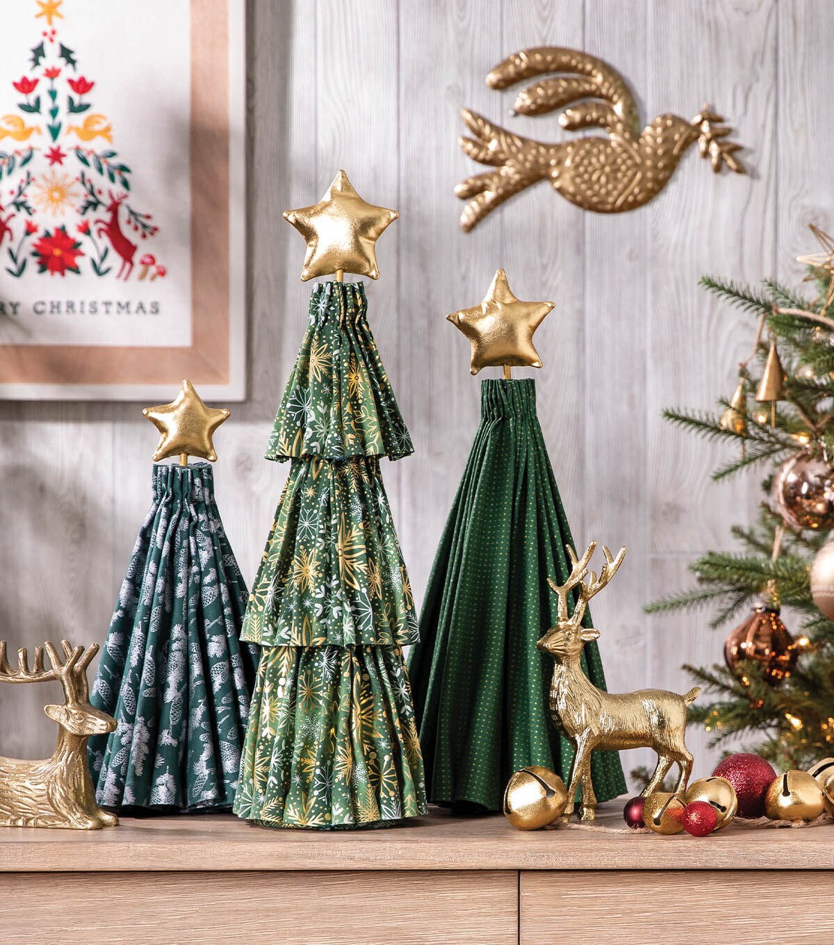 How To Make Pleated Fabric Trees Online | JOANN